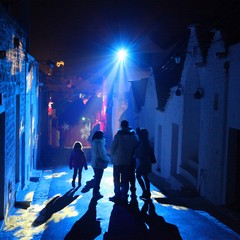 Il trulli di Alberobello per il Light Festival 2015