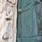 Particolare del portale della Cattedrale romanica di Trani